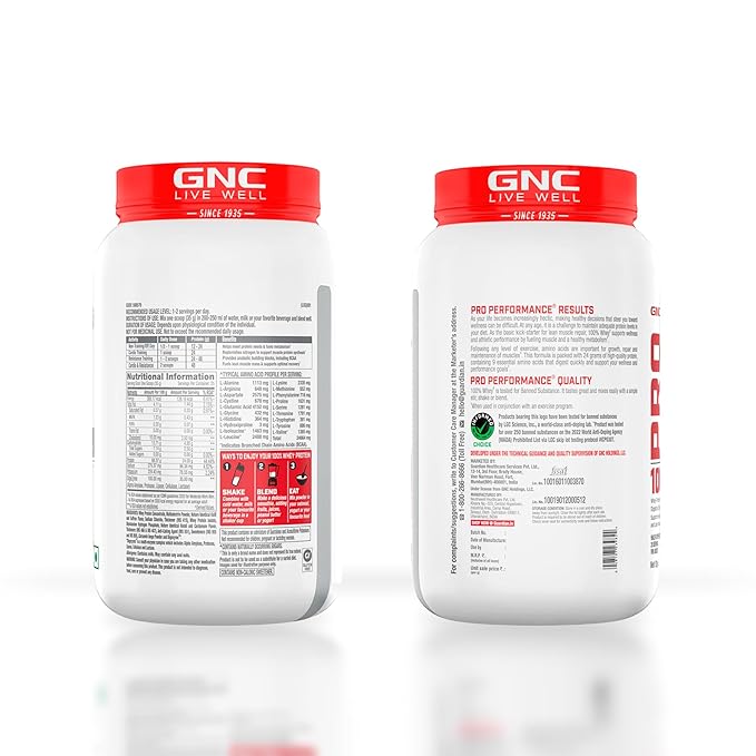 GNC Pro Performance 100% Whey Protein - Image 2